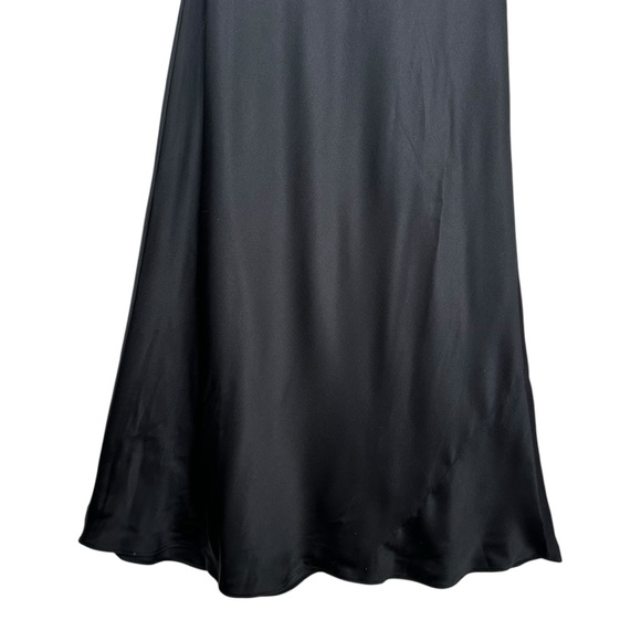 ELIE TAHARI Black Silk One-Shoulder Maxi Dress Braided Strap Evening Gown Sz 10 - Picture 9 of 14